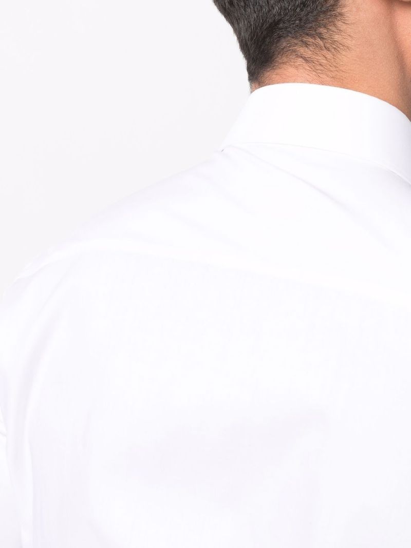 White Cotton Button-up Shirt