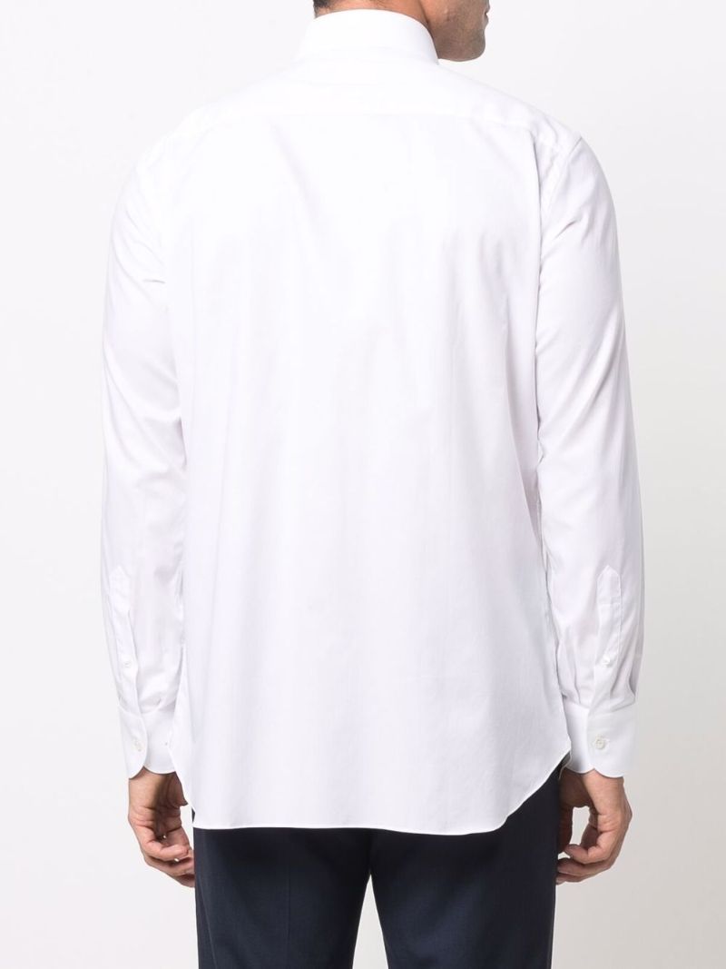 White Cotton Button-up Shirt