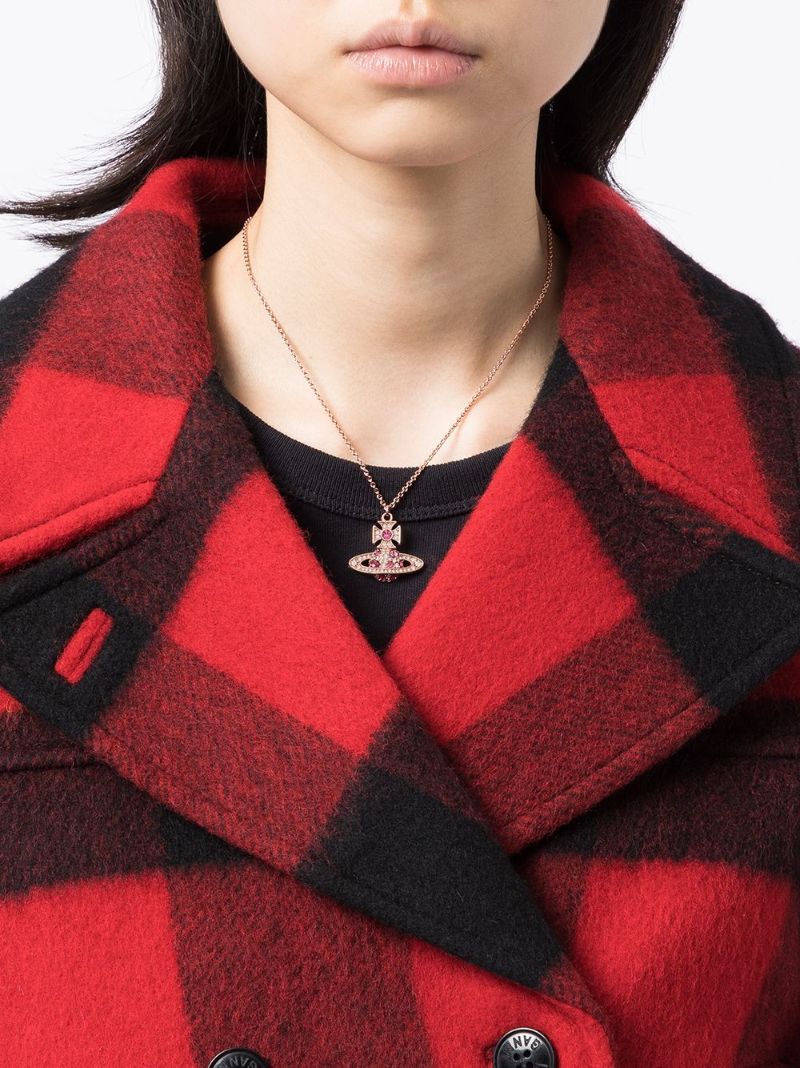 Rose Gold-tone Francette Orb Pendant Necklace