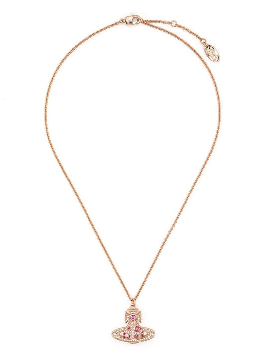 Rose Gold-tone Francette Orb Pendant Necklace