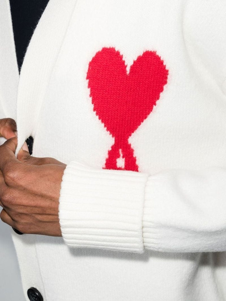 Ami De Coeur Virgin Wool Cardigan