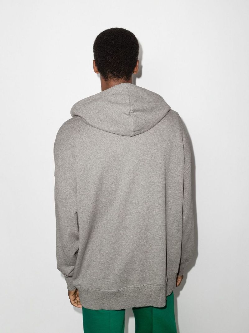 Embroidered Logo Cotton Hoodie