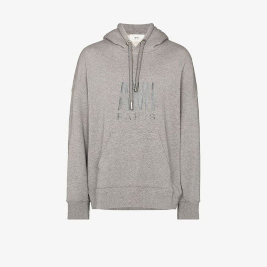Embroidered Logo Cotton Hoodie