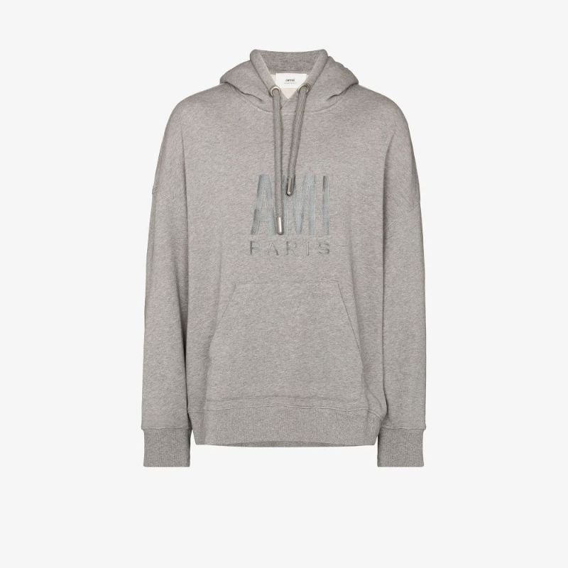 Embroidered Logo Cotton Hoodie