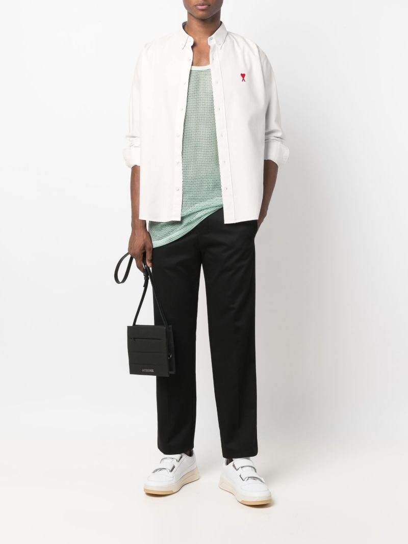White Ami De Coeur Organic-cotton Shirt