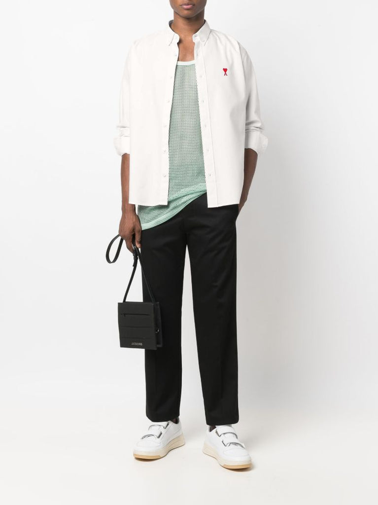 White Ami De Coeur Organic-cotton Shirt