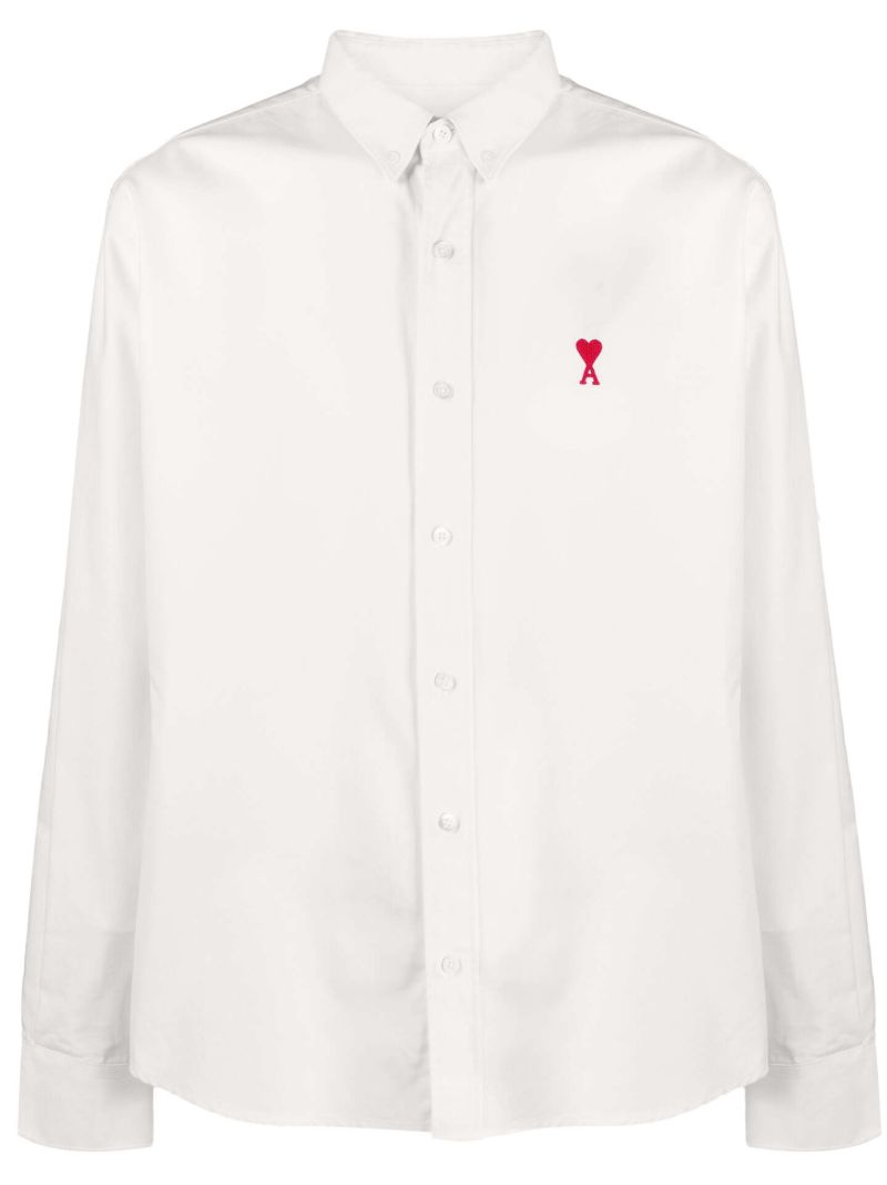 White Ami De Coeur Organic-cotton Shirt