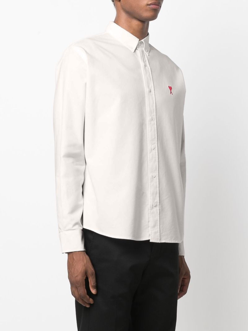 White Ami De Coeur Organic-cotton Shirt
