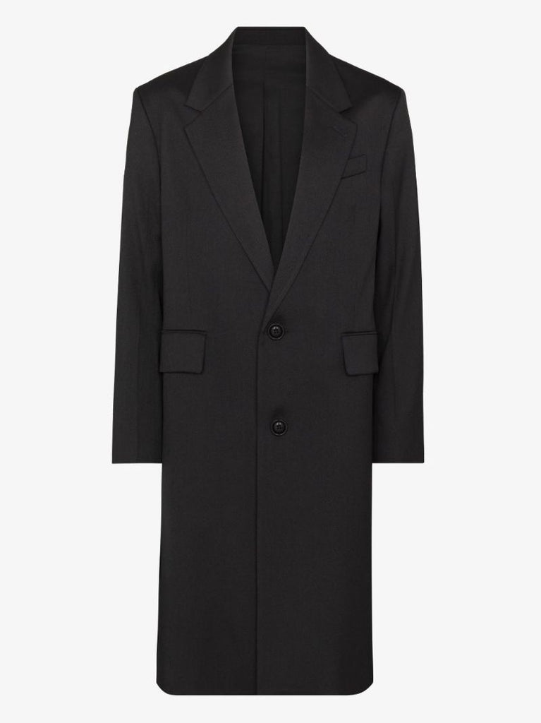Single-breasted Wool Coat