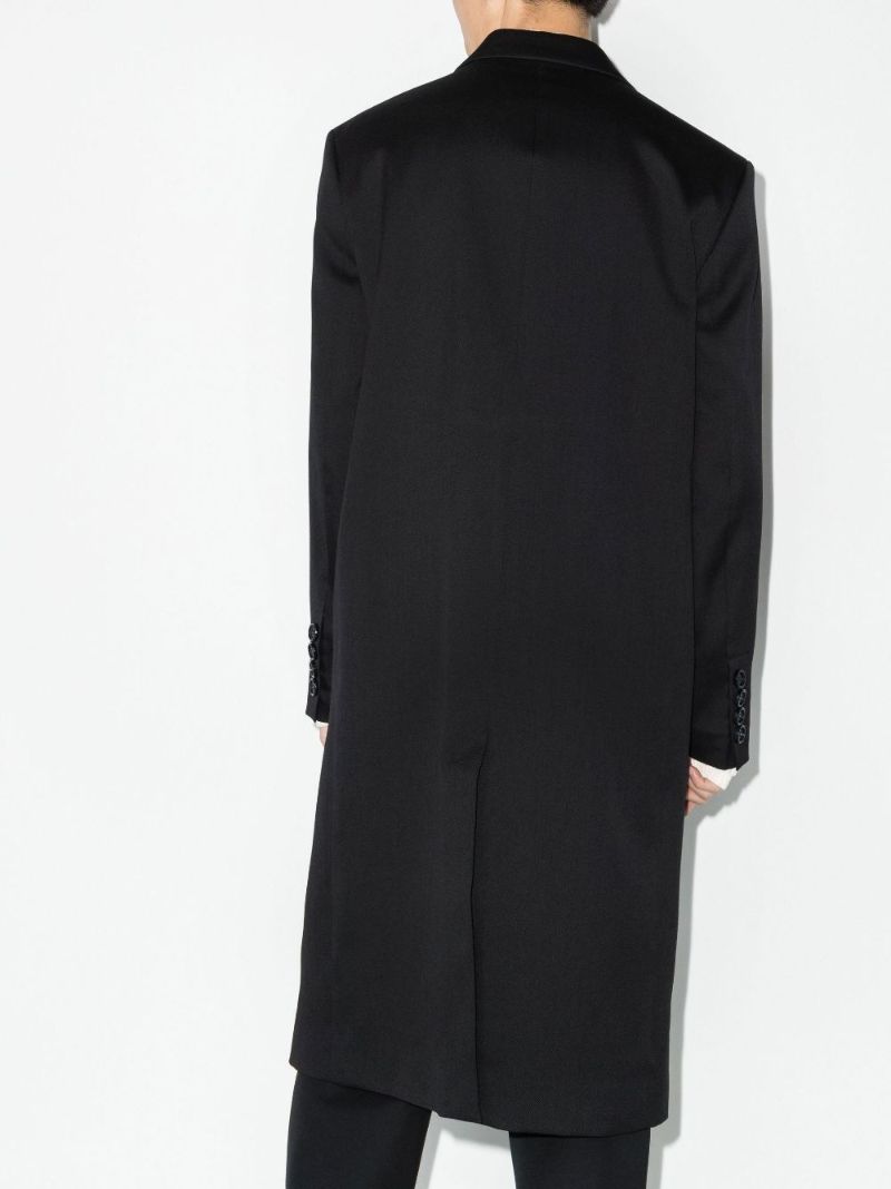 Single-breasted Wool Coat