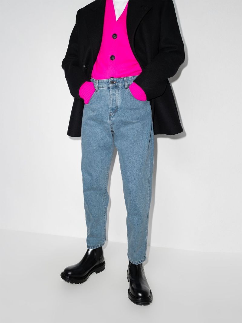 Cropped Tapered Jeans