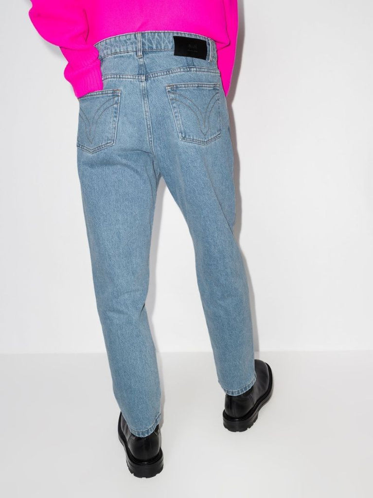 Cropped Tapered Jeans