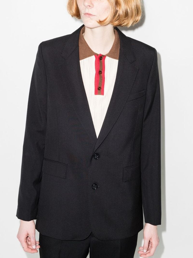Single-breasted Wool Blazer
