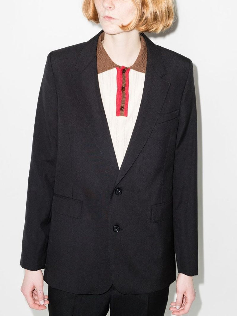Single-breasted Wool Blazer