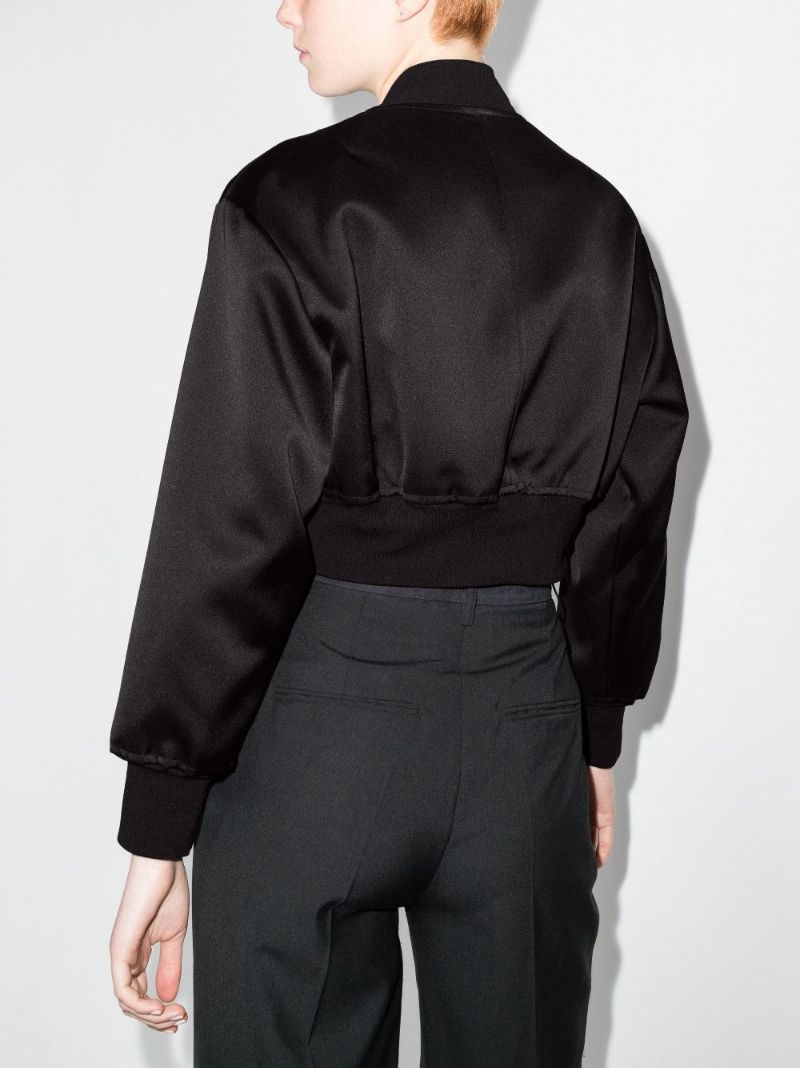 Cropped Bomber Jacket