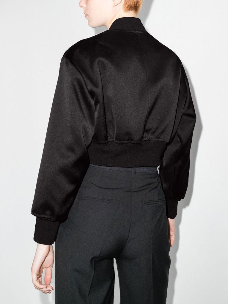 Cropped Bomber Jacket