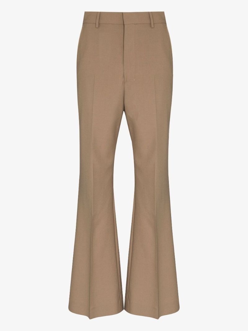 Flared Wool Trousers