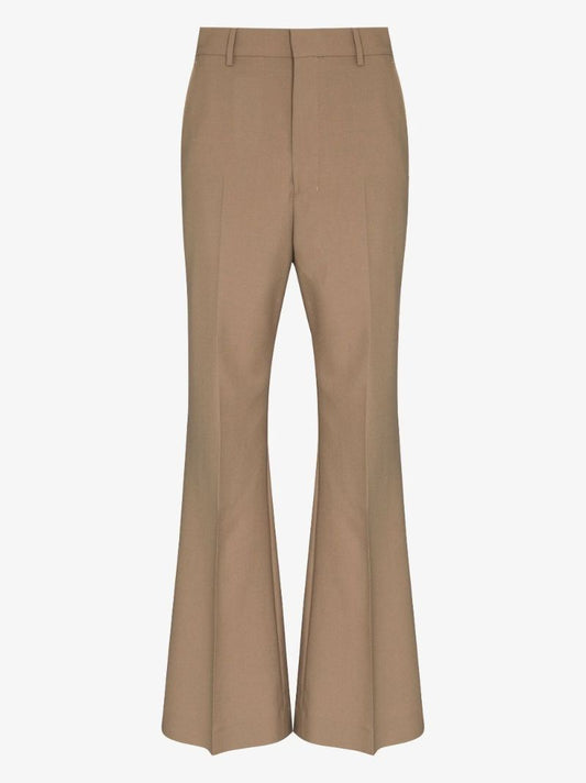 Flared Wool Trousers
