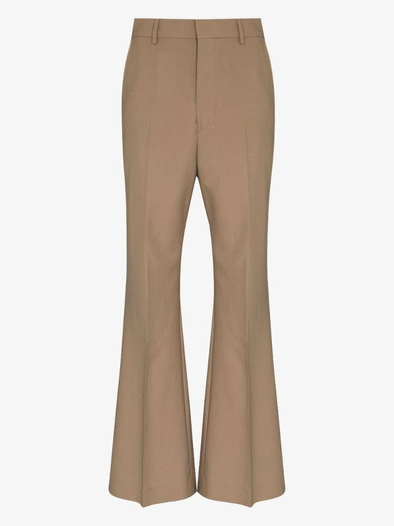 Flared Wool Trousers