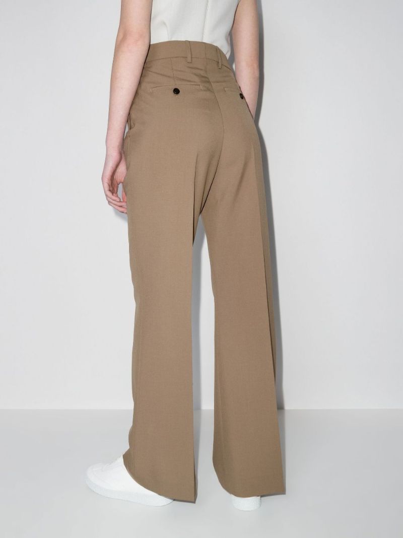 Flared Wool Trousers