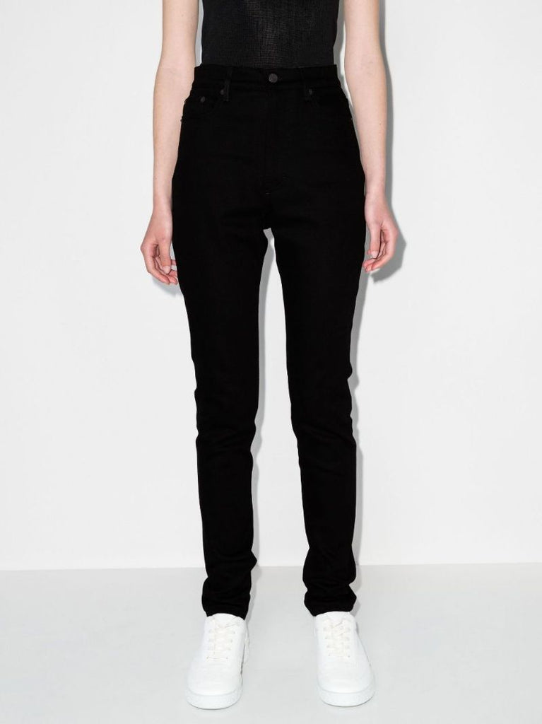 Black High Waist Skinny Jeans