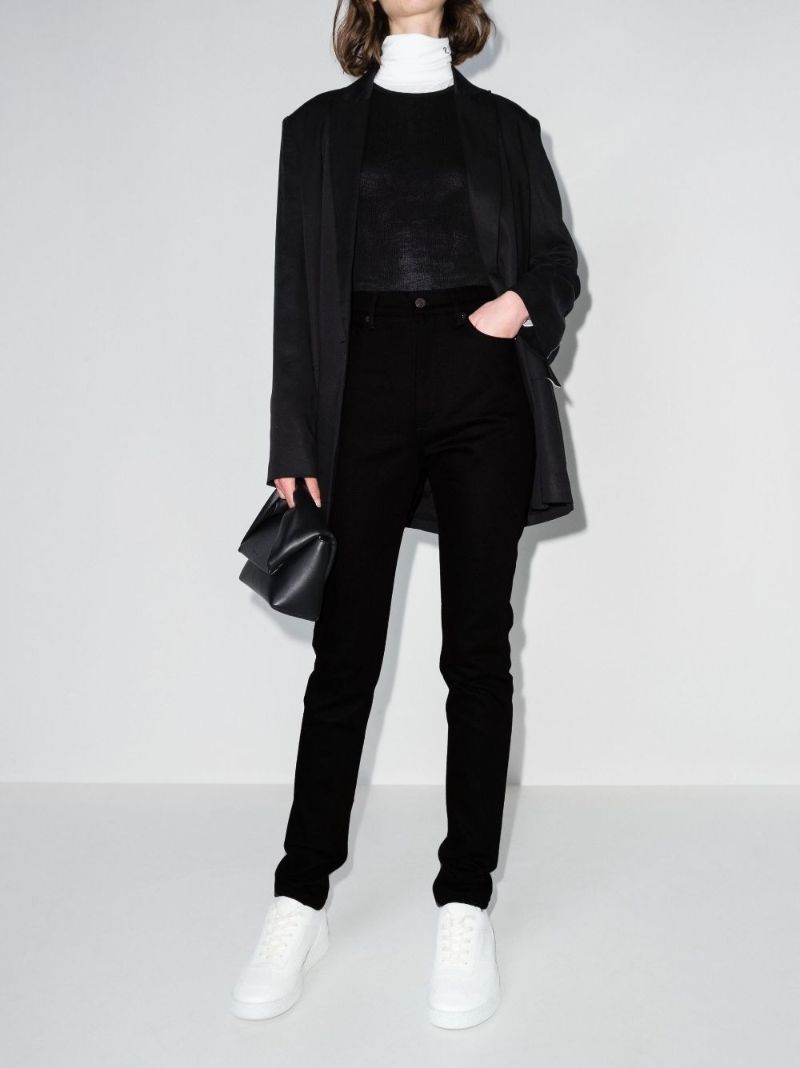 Black High Waist Skinny Jeans
