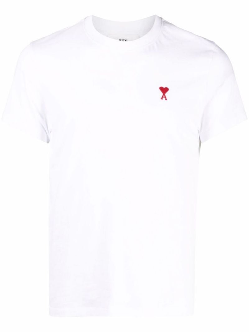 White Ami De CÃ_x0085_â_x0080__x009c_ur Organic Cotton T-shirt