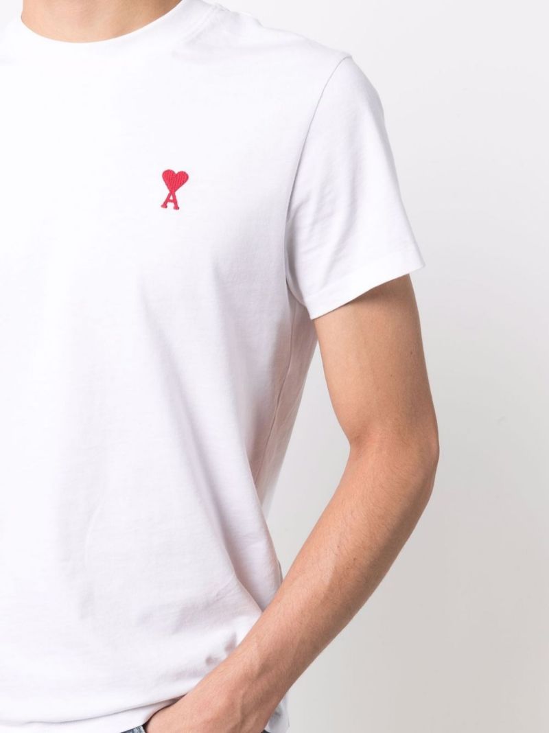 White Ami De CÃ_x0085_â_x0080__x009c_ur Organic Cotton T-shirt