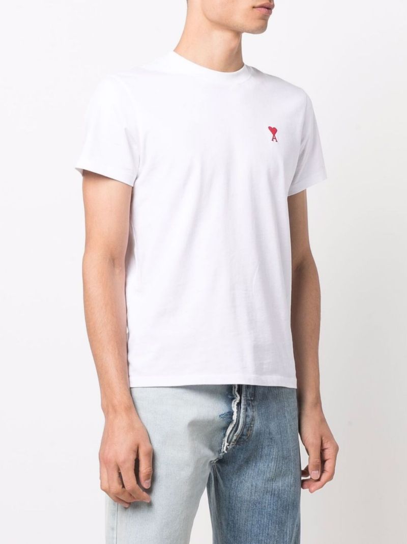 White Ami De CÃ_x0085_â_x0080__x009c_ur Organic Cotton T-shirt