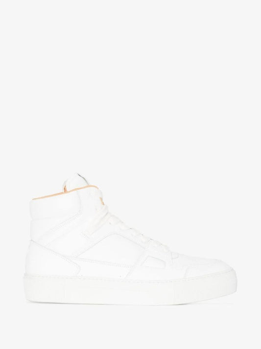 White Ami De Coeur Leather Sneakers