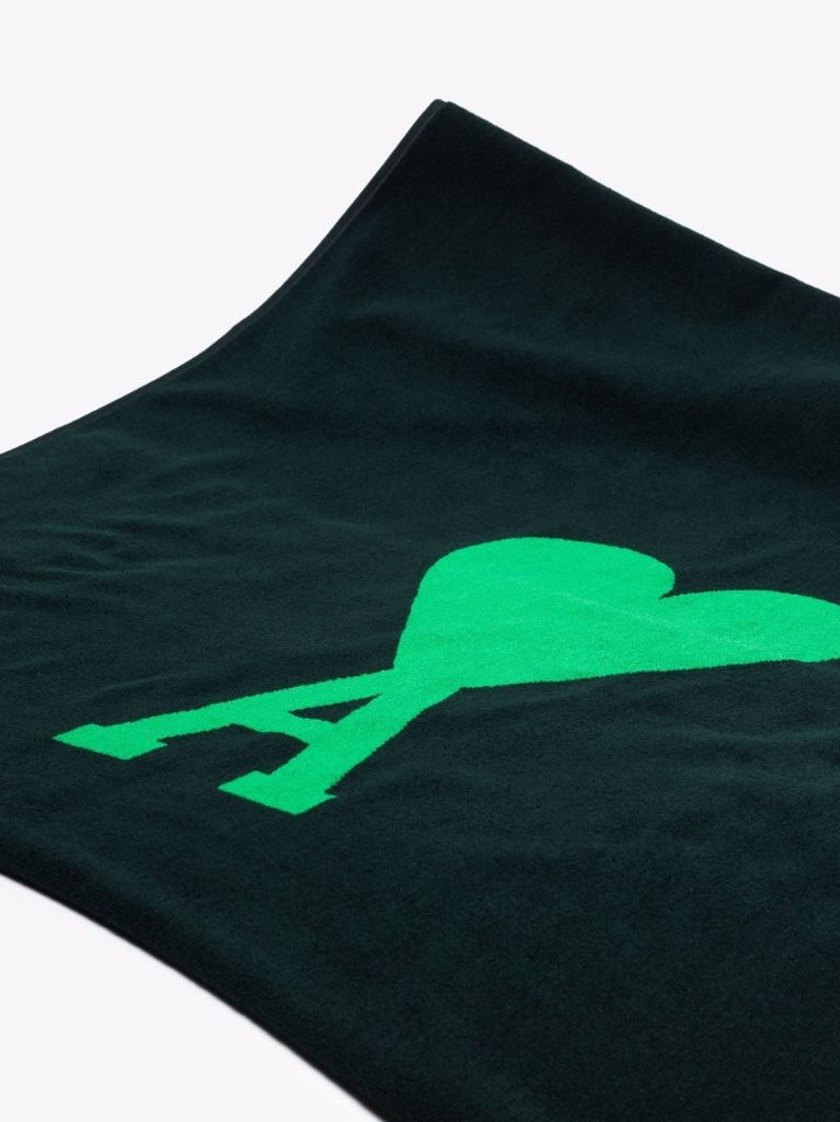 Green Ami De Coeur Cotton Beach Towel