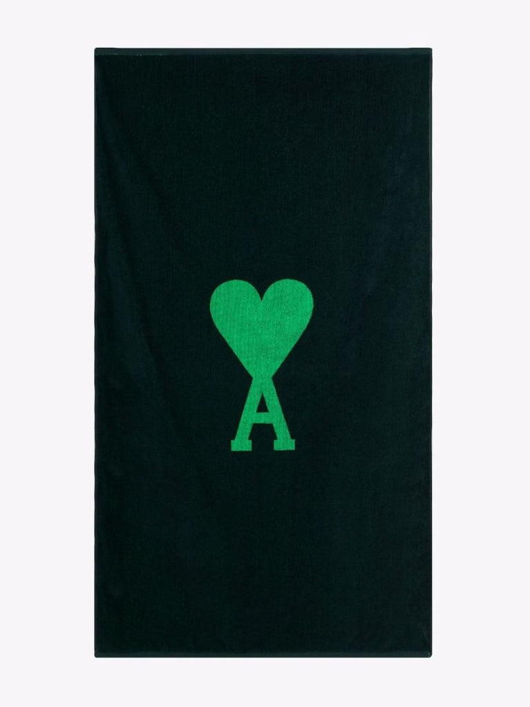 Green Ami De Coeur Cotton Beach Towel