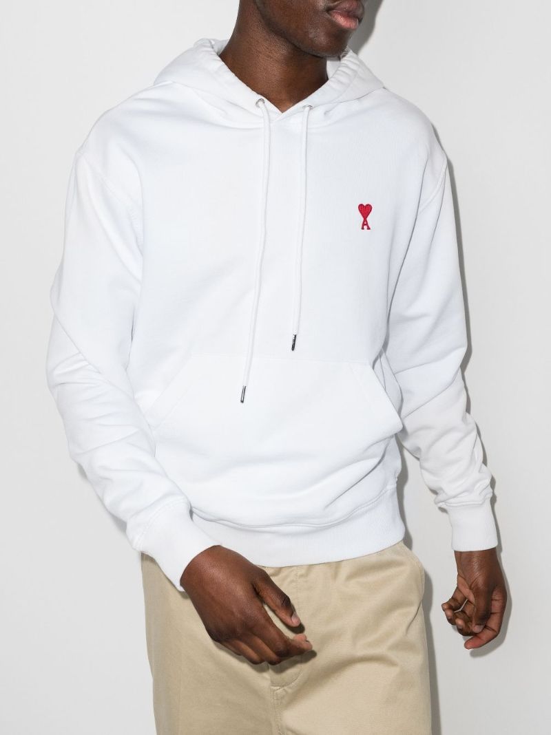 White Ami De CÃ_x0085_â_x0080__x009c_ur Organic Cotton Hoodie