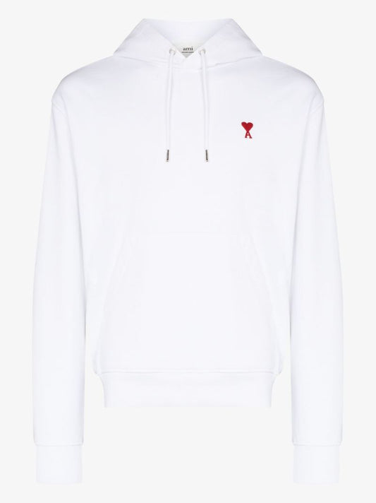 White Ami De CÃ_x0085_â_x0080__x009c_ur Organic Cotton Hoodie
