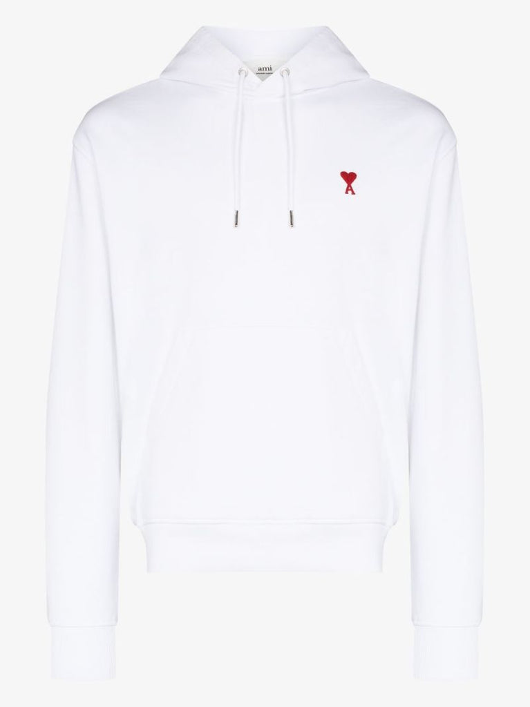 White Ami De CÃ_x0085_â_x0080__x009c_ur Organic Cotton Hoodie