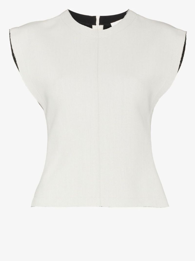 Sleeveless Wool Top