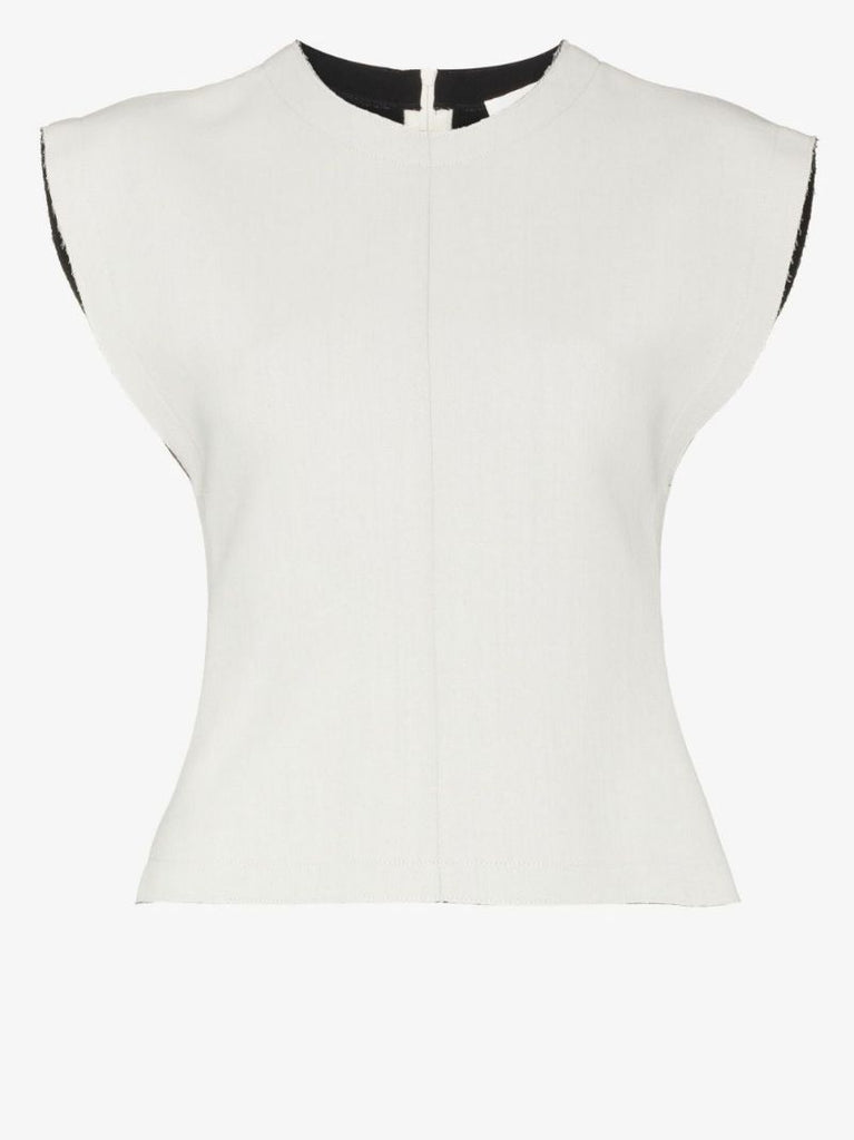 Sleeveless Wool Top