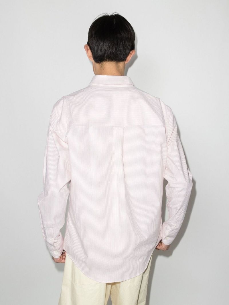 Pink Ami De Coeur Striped Cotton Shirt
