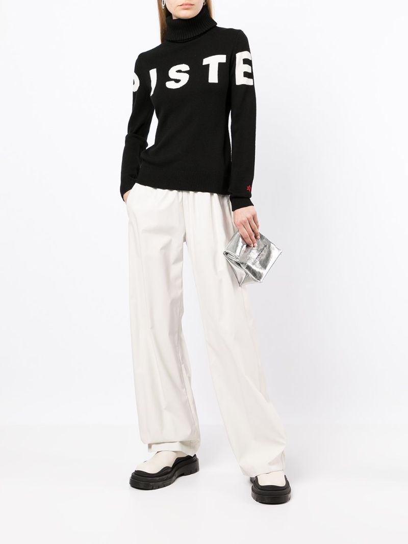 Black Piste Wool Sweater