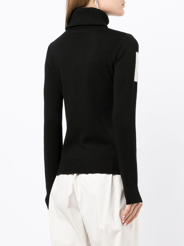 Black Piste Wool Sweater