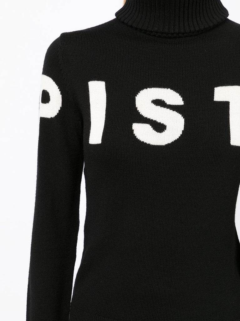 Black Piste Wool Sweater
