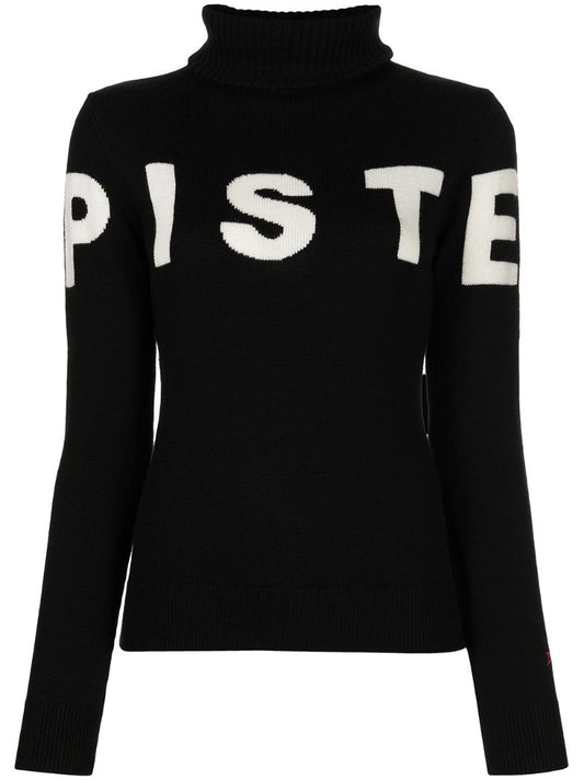Black Piste Wool Sweater
