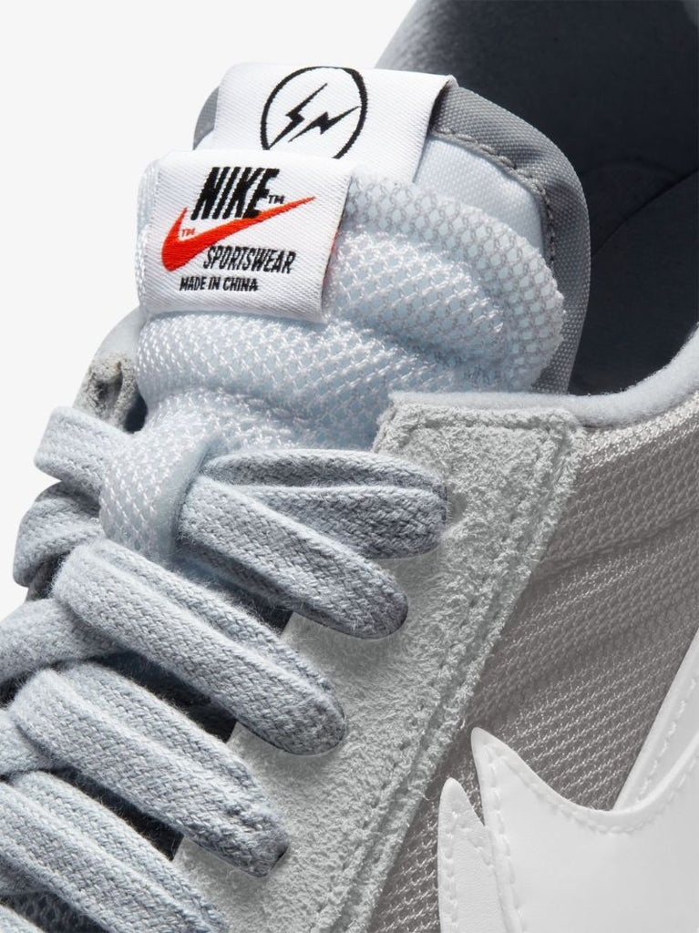 X Sacai X Fragment Grey Ldwaffle Sneakers