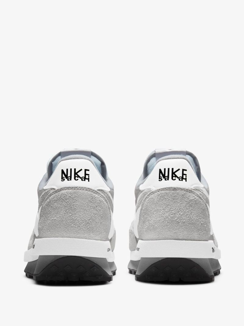 X Sacai X Fragment Grey Ldwaffle Sneakers
