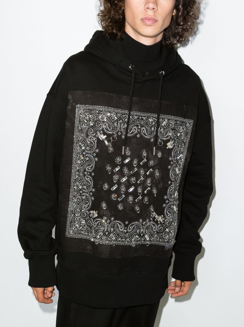 Bandana Print Hoodie