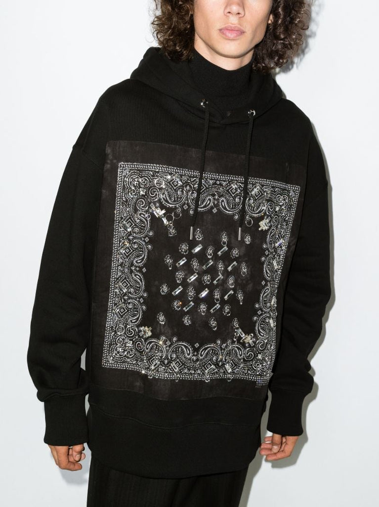 Bandana Print Hoodie