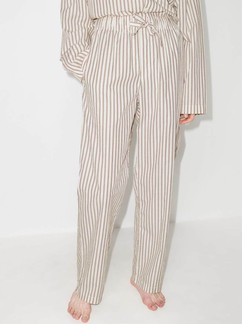Striped Organic Cotton Pyjama Trousers