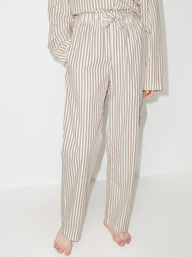 Striped Organic Cotton Pyjama Trousers