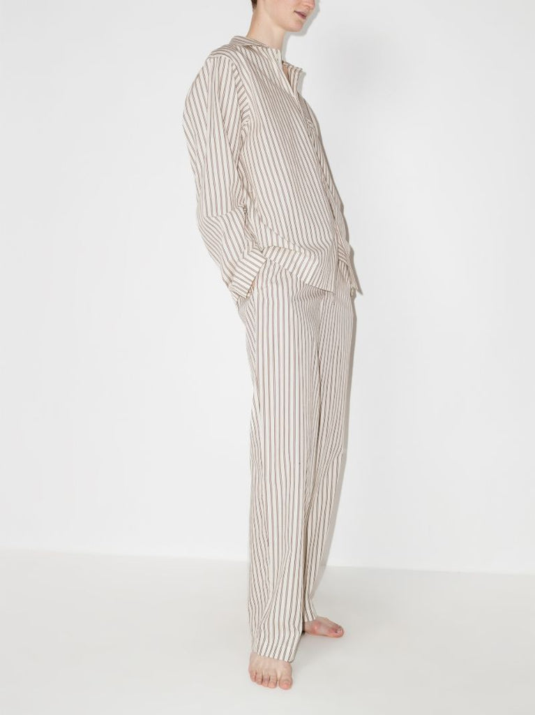 Striped Organic Cotton Pyjama Trousers