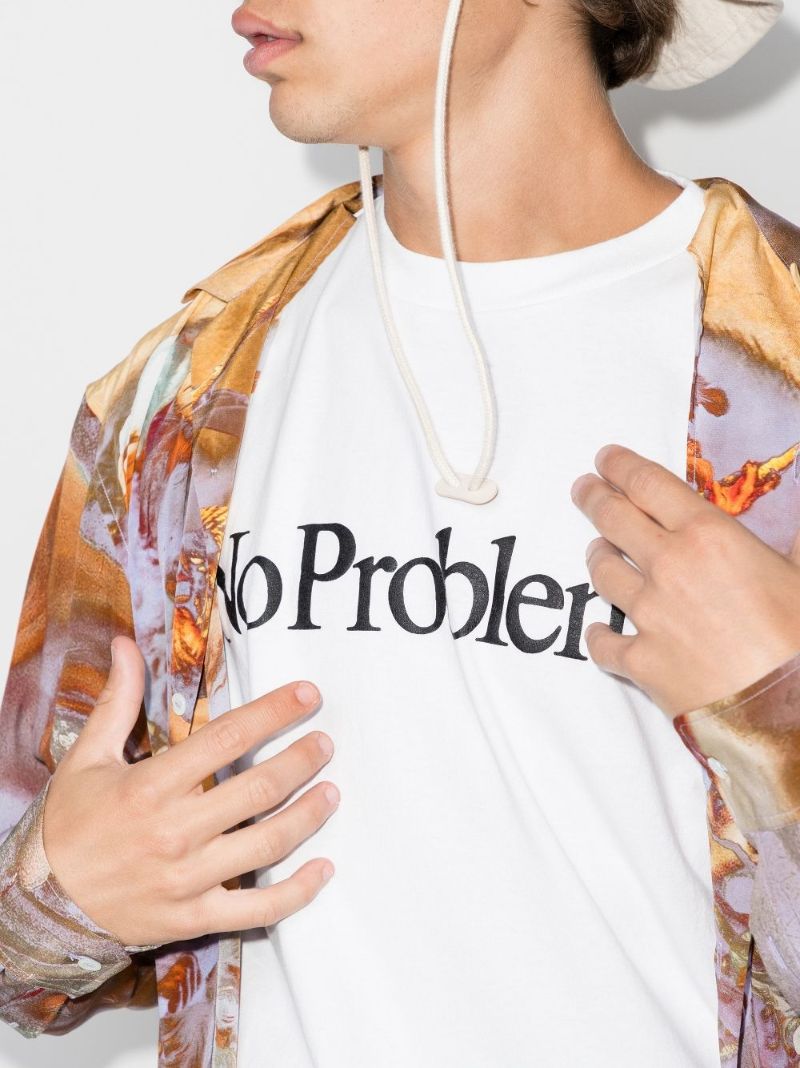 No Problemo Print Cotton T-shirt